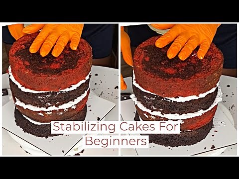 SIMPLE WAY TO STABILIZE TALL CAKES FOR BEGINNERS