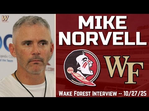Mike Norvell FSU Wake Forest Interview 10-27-25 | FSU Football | Florida State Football | Warchant