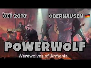 Powerwolf - Werewolves of Armenia - Oberhausen Turbinenhalle 2018.10.27 4K LIVE