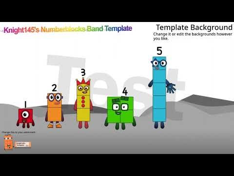 Knight145's Numberblocks Band Template