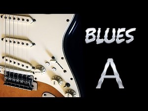 Slow Acoustic Guitar Blues Backing Track in A ☮