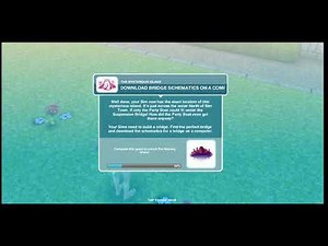The Sims FreePlay - Download Bridge Schematics On A Computer