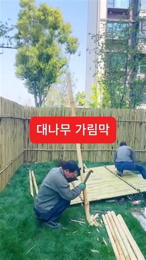 우리 집 마당을 순식간에 교토 온천마냥 분위기 있게 바꿔줄 대나무 가림막