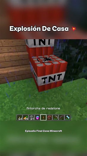 FInal de la casa de Zona Minecraft 💜#vegetta777 #funnyreels #foryou #Minecraft #paratí