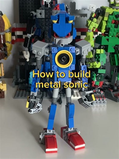 Lego how to build: Metal Sonic #lego #moc #legomoc #sonicthehedgehog #sonic #metalsonic #legosonic