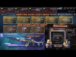NEW FREE ECOIN LUCKY DRAW SYSTEM & GARNET LOTTO VENUS CFPH