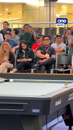 THIRD TIME REALLY IS THE CHARM 🎱😅 After a couple of close calls, Efren “Bata” Reyes finally sinks the nine-ball on his third attempt, grabbing an 8–6 lead over Ralf Souquet in their WNT Legends showdown. | via Xander Cipriano/One Sports #WNTLegends | One Sports