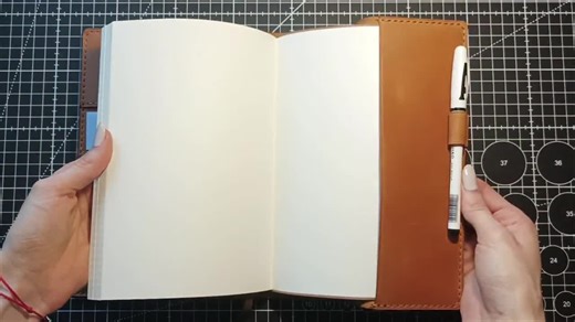 A5 Leather Notebook Cover PDF PATTERN -DIY Leather -a4/letter Notebook -notebook Cover -leather Template -leather Pattern -pdf Leather Cover - Etsy