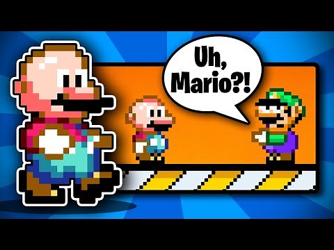 MARIO, but he's BALD?! - Hilarious Super Mario World Hack with CRAZY GIMMICKS!