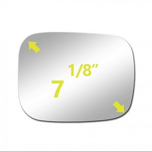 BOOLEE Mirror Glass Convex Passenger Side Replacement fit for volvo | V70 XC70 2007 2008 2009 2010 XC90 2007-2014