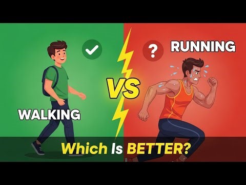 Walking vs Running – Which Is ACTUALLY Better For Your Body? (Science-Based)