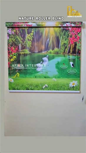 Nature Blinds ☎️9059459025 Vijayawada #atrixinteriors #vijayawada #rollerblinds #blinds