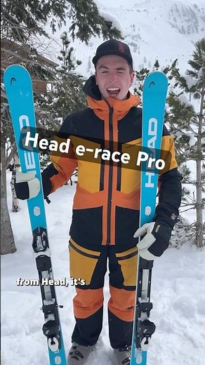 Expert skiers, this one's for you—e-Race Pro for fast, clean turns. #headski #ski #livebreatheski