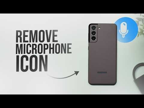 How to Remove Microphone Icon on Android (tutorial)
