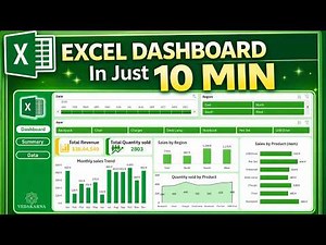Create Professional Excel Dashboard in Just 10 Minutes | Dynamic & Interactive | No Coding!