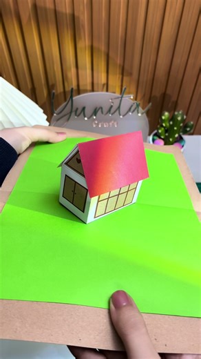 DIY Pop Up House | Paper Craft Tutorial