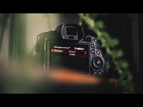 HOW to do a TIME LAPSE with the CANON R5!