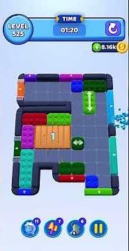 Color Block Jam - level 525 walkthrough - Please subscribe Thank you! #gaming