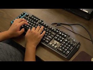 Logitech G710 | Typing Sound (Cherry MX Blue) [ASMR]
