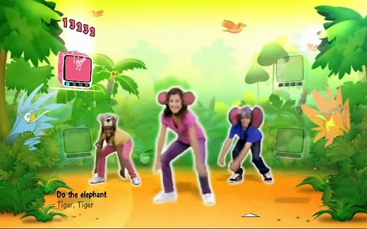 早教英语 亲子互动英文儿歌The Monkey Dance 儿童舞蹈