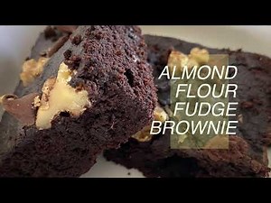 Almond flour fudge brownies | Healthy brownie recipe | Easy to make brownies at home | Easy Baking