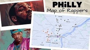 Map of Philly Rappers: Pinpoint Every Rappers from Philly 'Hood