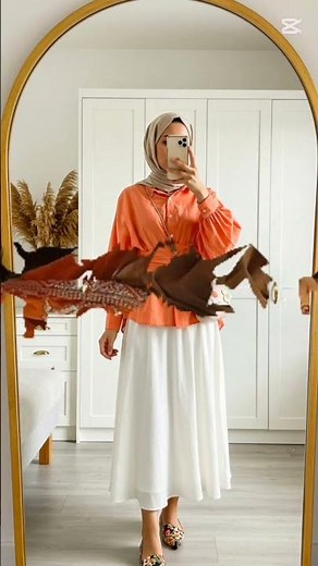 ORANGE Hijab Outfits | 4 Casual & Elegant Modest Looks