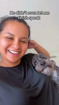 Clingy dog #dogsoftiktok #LanguageLearning #dog #foryou #fyp