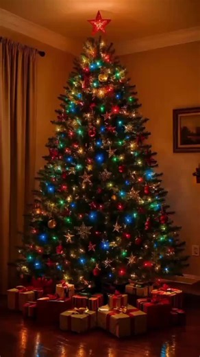 Christmas mood unlocked 🎄 Lights, memories, magic ✨ POV: the tree understood the assignment 🎁 December in one frame ❄️ Cozy core activated 🕯️ #christmasvibes 🎄 #holidaymagic ✨ #cozyseason ☕ #xmastree 🎁 #wintermood ❄️ 🌟 🏠