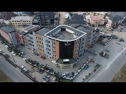 Drone Shot of hotels In Owerri