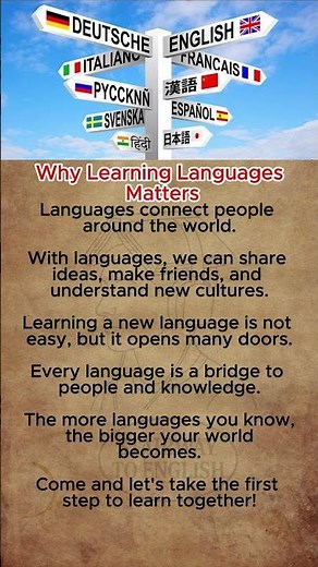Why Learning Languages Matters 🌍 | Easy English Listening and Reading Practice #learnenglishfast