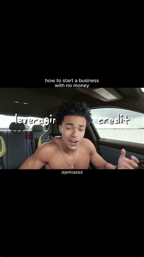 How to start a business with no money.