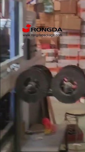 RONGDA Fully automatic box stapling machine, Multifunctional corrugated box forming machine