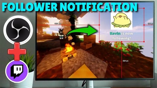 How to add Twitch follower notification on OBS