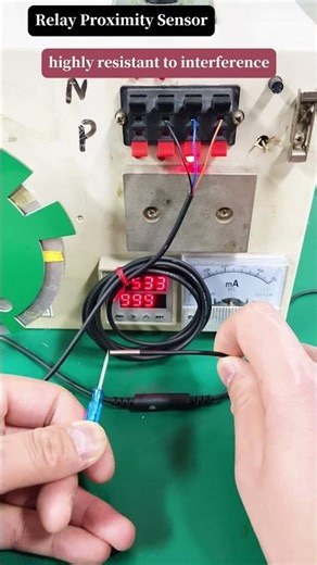 Relay Proximity Sensor #sensor #automation#proximitysensor