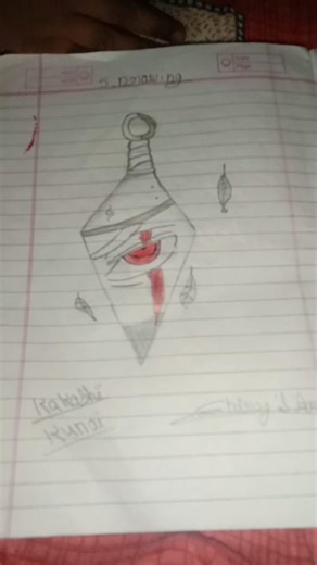 Kakashi kunai drawing easy #drawing #anime