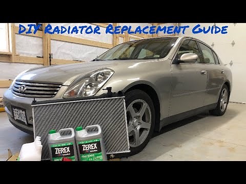 How To: Infiniti G35 Radiator Replacement