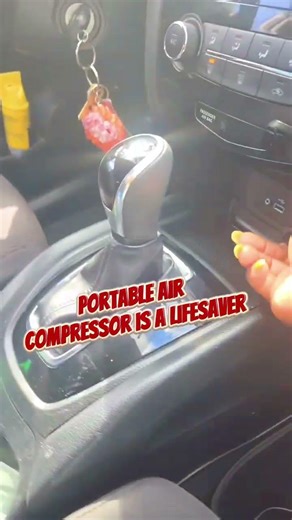 This portable air compressor is a lifesaver, Fast & reliable, just like a good sidekick#shortvideo