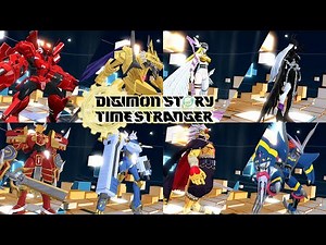 ALL DNA DIGIVOLUTION in Digimon Story: Time Stranger (Special Skills & Win Screens)