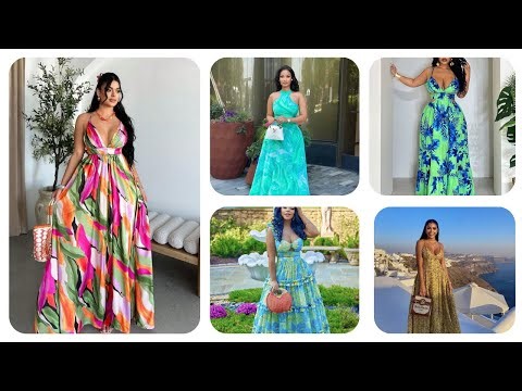 Beautiful Maxi Dress Styles for Women 2025 | Flowy, Modest & Elegant Looks