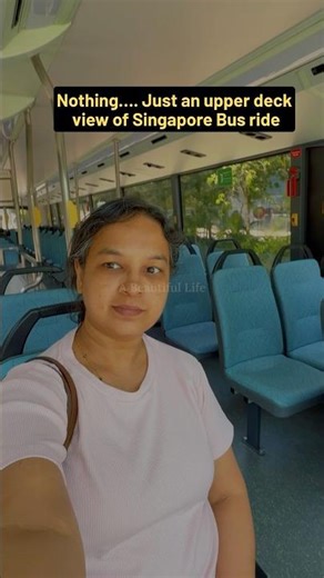 A bus ride in Singapore is no less than a moving Postcard #shorts