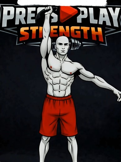 6 Kettlebell Exercises That Build Total Body Strength (You Only Need ONE Kettlebell) #kettlebell Build total body strength with just one kettlebell. These 6 exercises hit every major muscle group - legs, back, chest, shoulders, and core. Save this and try it today. Follow for the full 90-day program 👇 #kettlebell #homeworkout #fitness #strength