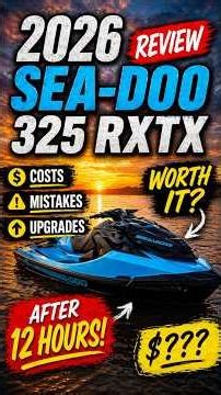 2026 Sea-Doo 325 RXTX — Quick Preview (Full Review Inside)