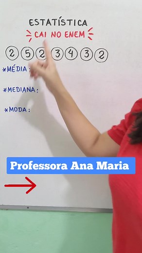 Estatística: Média, Mediana e Moda - Aula de Matemática