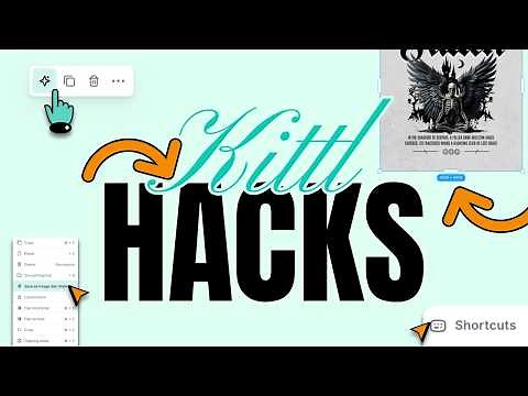 10 Kittl HACKS You Should Know | Plus A Secret Design Technique! 👀