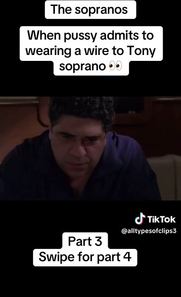 Admits to Snitching in The Sopranos Scene