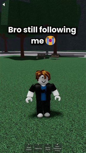 He would NOT leave me alone 😭 #roblox #tsb #funny
