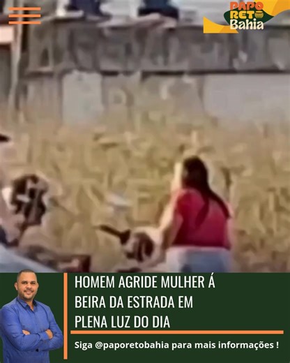 Papo Reto Bahia on Instagram: "Um homem foi flagrado agredindo uma mulher em plena luz do dia, na estrada do Xique-Xique, em Caruaru, neste domingo (21). A cena foi registrada por populares que, indignados com a violência, reagiram e intervieram para conter o agressor, evitando que a situação se agravasse ainda mais. Até o momento, não há informações sobre o encaminhamento do caso às autoridades."