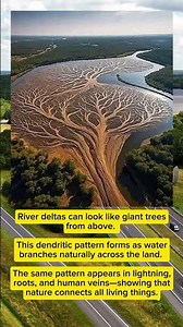 🌍 This Tree-Like Shape Is Actually a River Delta