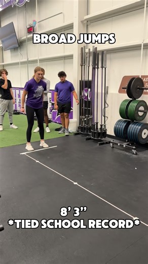 5th hour had some crazy broad jumps yesterday! 🤯 New Boys School Record Tied Girls School Record! | Frankie Campbell